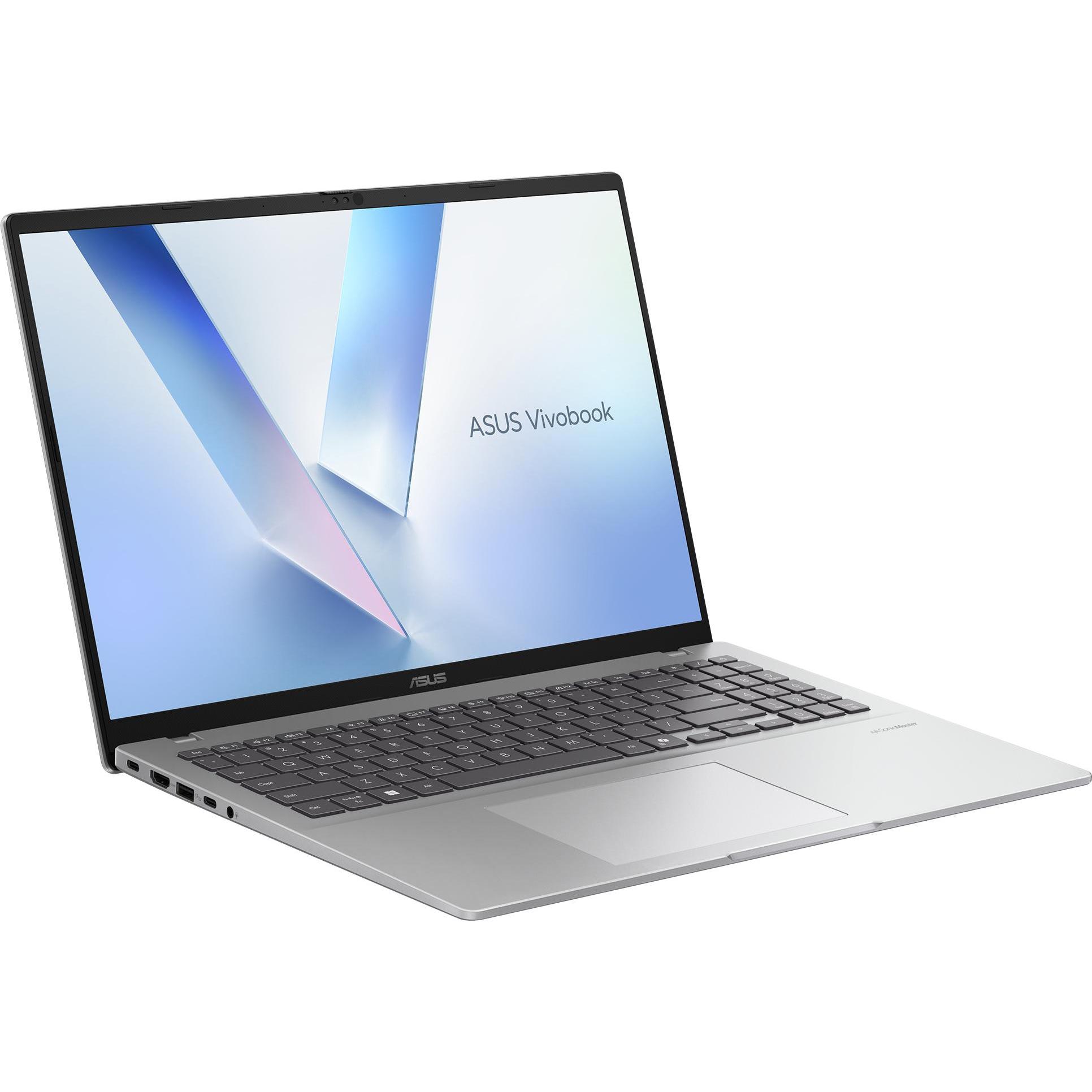 ASUS Vivobook 16 (16", 1000 GB, 16 GB, DE, AMD Ryzen AI 7 350), Notebook, Silber