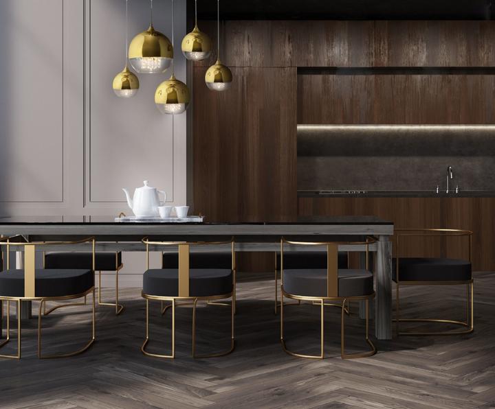 Produktbild Maytoni Fermi Pendelleuchte, Hängeleuchte 5x E27 Gold Glas (E27)