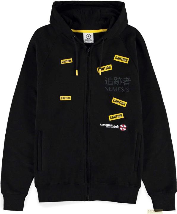 Immagine prodotto Difuzed Resident Evil - Felpa con cappuccio con zip da uomo - M (M)