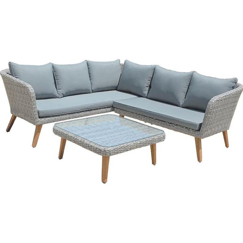 Garden Pleasure, Gartenlounge, Loungegruppe Pamplona grau