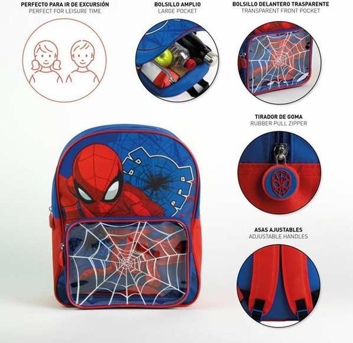 Produktbild Spiderman Spider-Man Schulrucksack Dunkelblau
