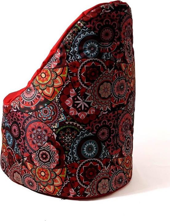 Produktbild Go Gift Sako Tasche pouffe Mandala Druck-rot XL 120 x 80 cm