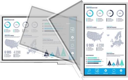 Image du produit Peerless RMI3-FLIP (Mur, 31.80 kg, 55")