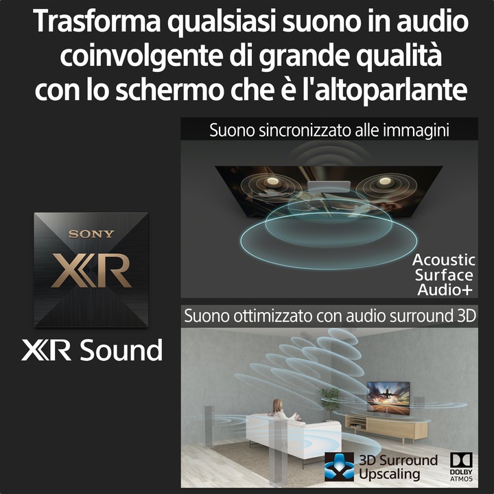Actual product image Sony OLED XR-77A80K (77", A80K, OLED, 4K, 2022)
