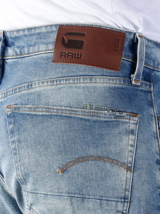 Produktbild G-Star 3301 Straight Tapered Jeans Elto Stretch indigo aged (W29/L32, W31/L32, W30/L32, W34/L34, W36/L32, W34/L32, W33/L32, W36/L34, W32/L34, W33/L34, W32/L32)