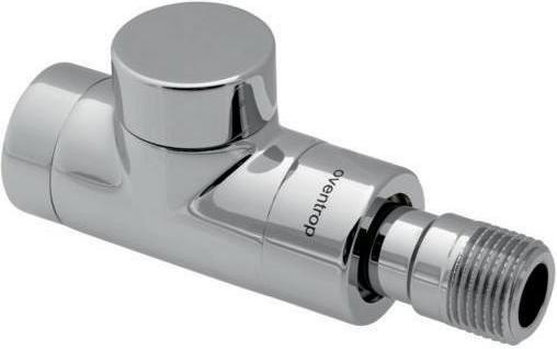 Actual product image Oventrop OV HK screw fitting Combi E passage, DN 15, 1/2inch, PN 10 chrome-plated