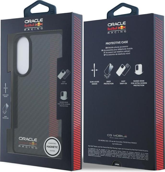 Image du produit Red Bull Case Real Carbon Fiber Powerbar MagSafe for Samsung Galaxy S25 Edge black (Samsung Galaxy S25 Edge)