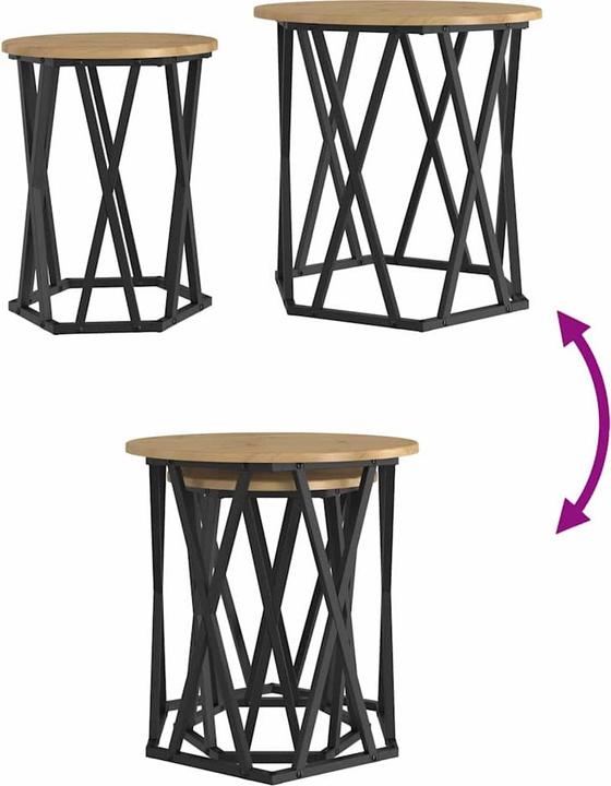 Actual product image VidaXL Coffee table (50 x 50 x 50 cm)