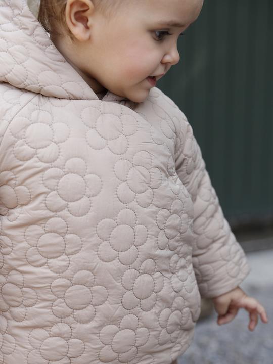 Produktbild Vertbaudet Baby Steppjacke mit Blumensteppung und Kunstfellfutter (98)