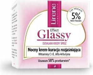 Actual product image Lirene Effect Glassy Night Cream - Brightening Treatment, 50 Ml (50 ml)