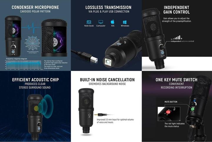 Actual product image Easypix MyStudio Podcast Kit for Creators