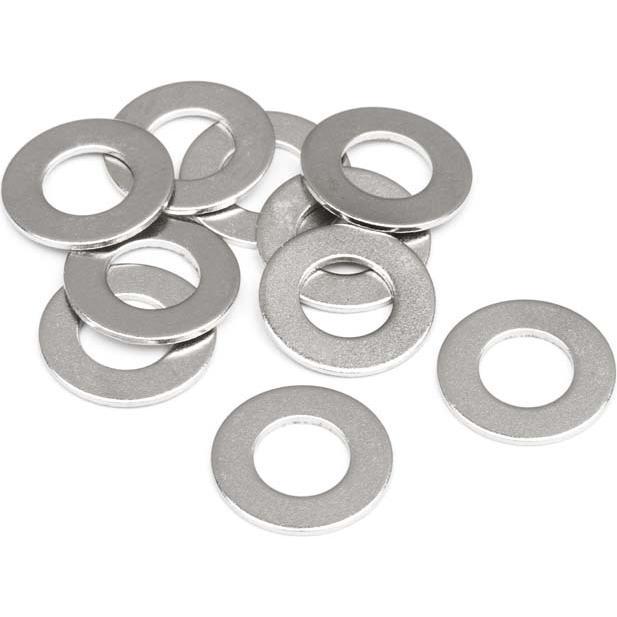 HPI, Muttern + Unterlegscheiben, Scheiben M5x10x0,5 Silber N2