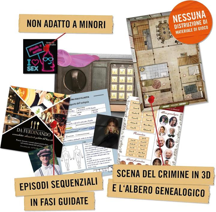 Image du produit Hidden Games Morte di un Re (IT) - Jeu d'investigation (Italien)