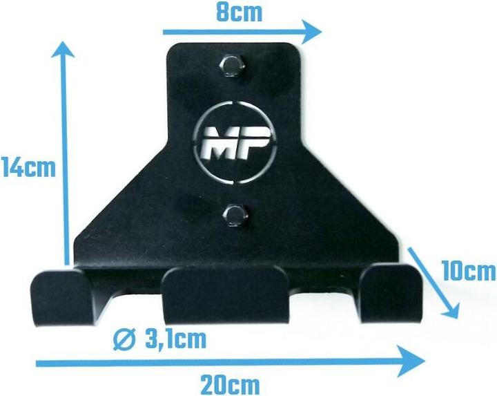 Actual product image Muscle Power Two-Handle Wall-Mounted Bar Bracket
