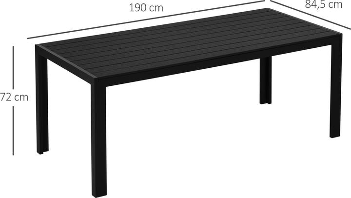 Image du produit Outsunny Table de jardin Polyholz (84.50 cm)