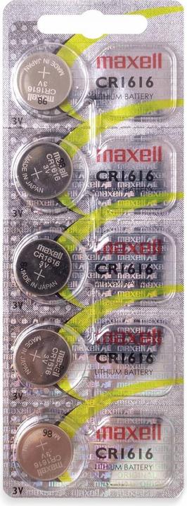 Actual product image Maxell Button cell CR1616 (5 pcs., CR1616, 55 mAh)