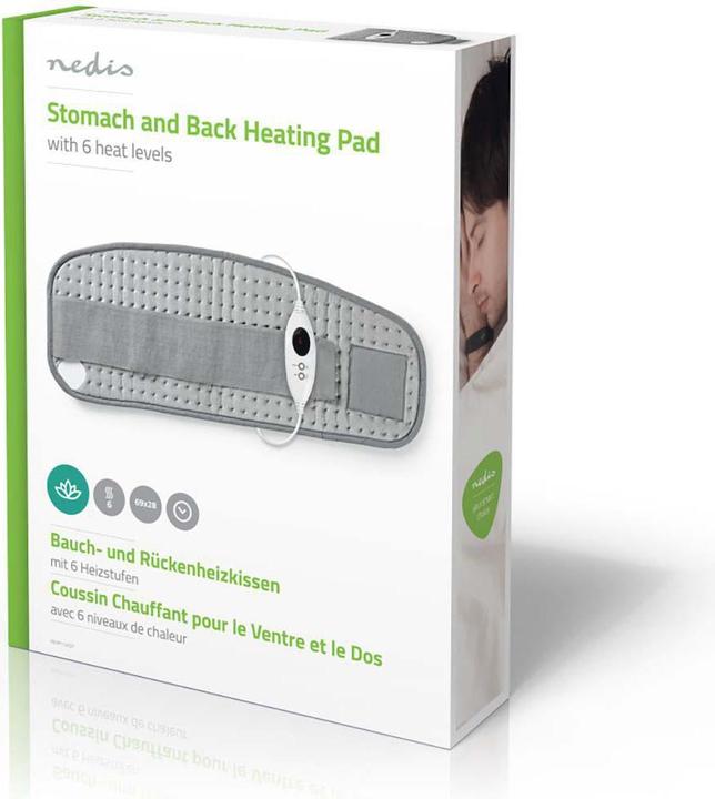 Actual product image Nedis Heating pad | 69 x 28 cm | 6 heat settings | Digital control | Overheating protection (69 x 28 cm)