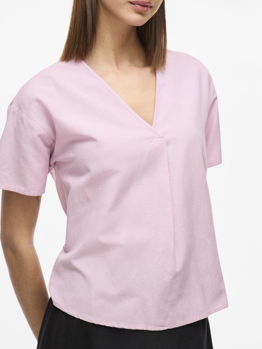 Produktbild Vila V-Ausschnitt Oberteil mit kurzen Ärmeln (44)