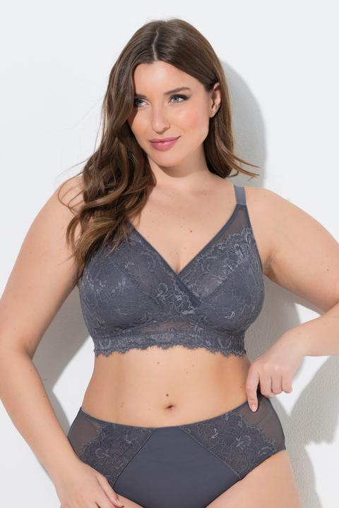 Produktbild Ulla Popken Bralette, Spitze, ohne Bügel (Einzelpack, 95 E)
