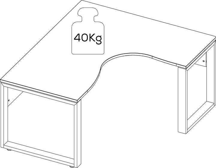 Image du produit Maja Möbel Bureau d'angle (140 x 160 x 75.30 cm)