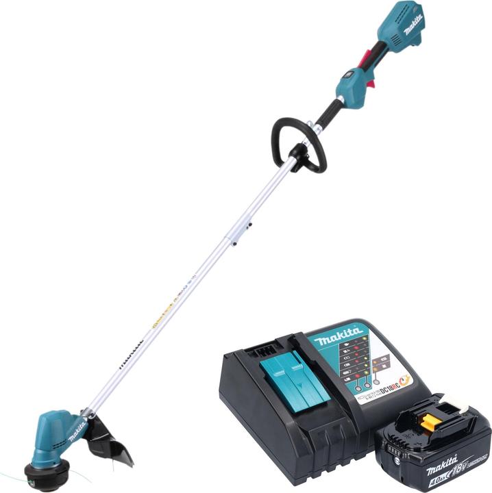 Produktbild Makita DUR 192 LRM1 Akku Rasentrimmer 18 V 300 mm Brushless + 1x Akku 4,0 Ah + Ladegerät (Trimmfaden)