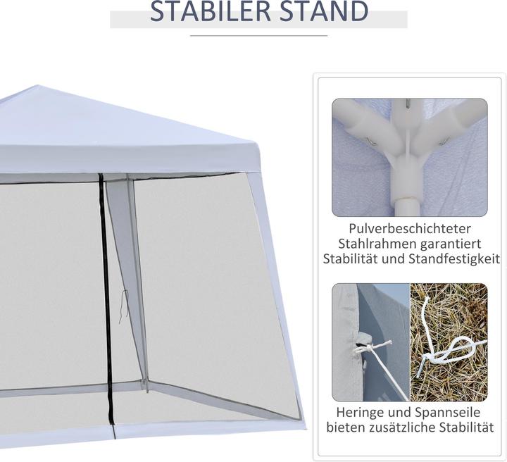 Image du produit Outsunny Pavillon avec moustiquaire (300 cm, 300 cm)