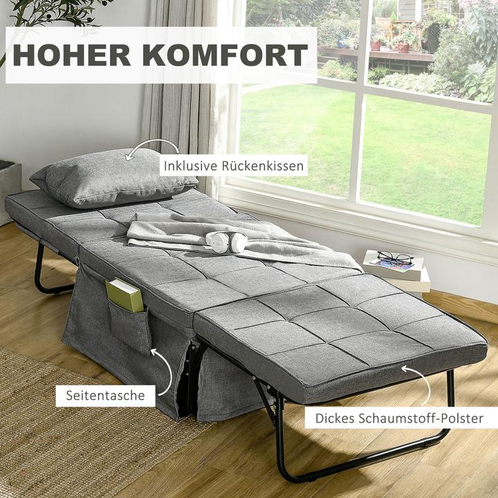 Produktbild Homcom Klappbett mit Matratze (188 x 73 cm)