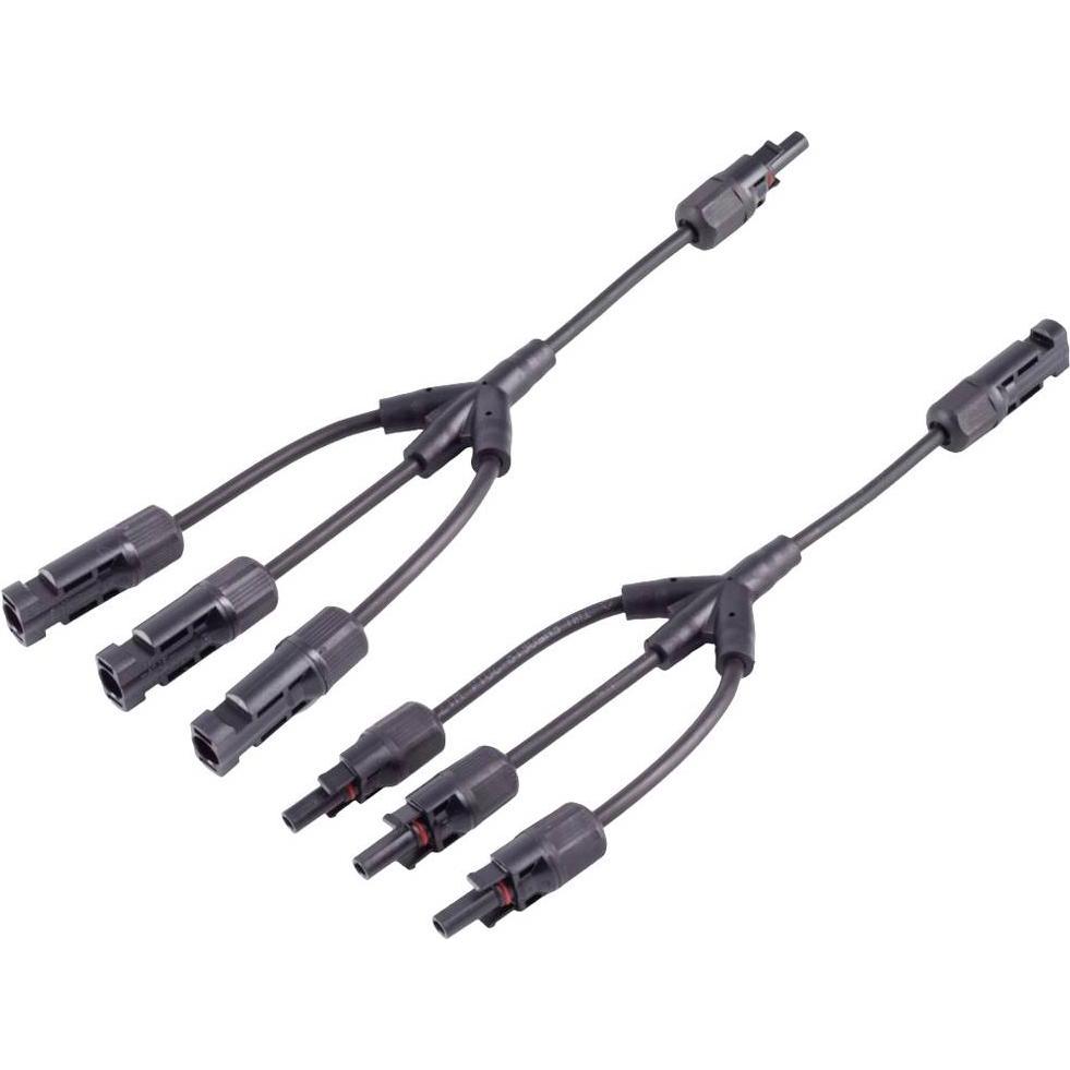 BKL Electronic, Zubehör Solarenergie, 2800027 3/1 Y-Stecker 6 mm² Kabellänge 0.30 m