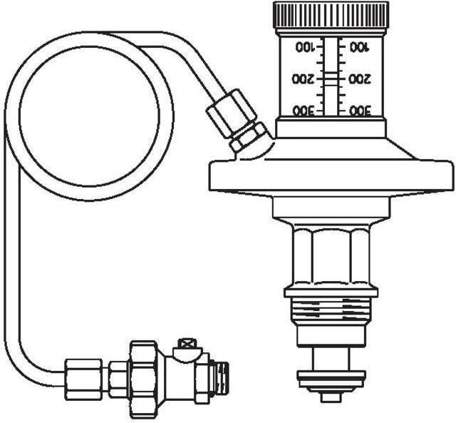 Immagine prodotto Oventrop OV Hydromat DTR attuatore a membrana con setpoint 50-300 mbar DN 20