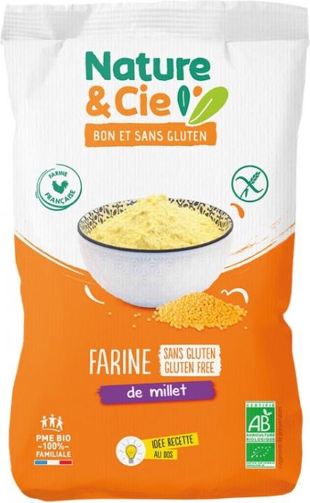 Actual product image Nature et Cie Organic millet flour (500 g)