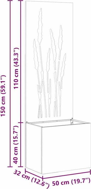 Produktbild VidaXL Aussenwandkunst