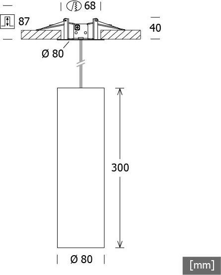 Produktbild LTS LED-Pendelleuchte (1300 lm)