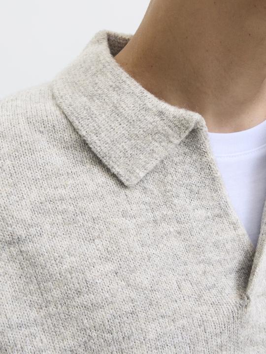 Actual product image Jack & Jones Jjsoho Ollie Knit Split Neck Ln (L)