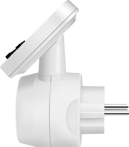 Produktbild LogiLink Digitale Zeitschaltuhr mit drehbarem Display (CEE 7/4)