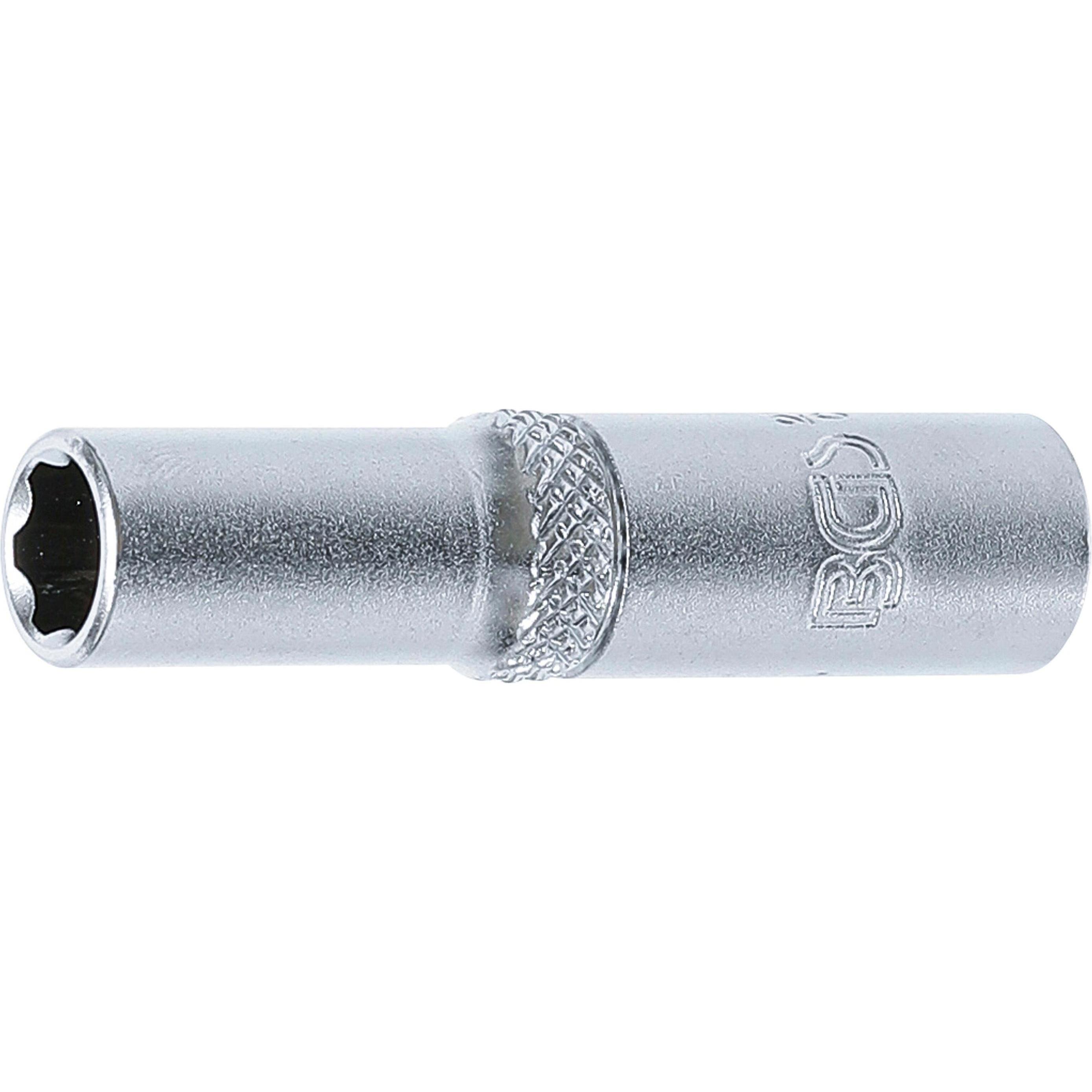 BGS, Steckschlüssel + Stecknuss, Steckschlüssel-Einsatz Super Lock, tief Antrieb Innenvierkant 6,3 mm (1/4") SW 7 mm (7 ...