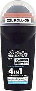 Actual product image L'Oréal Paris L'Oreal - Men Expert Carbon Protect 4W1 Anti-Perspirant Xxl Roll-On 50Ml (Roll-on, 50 ml)