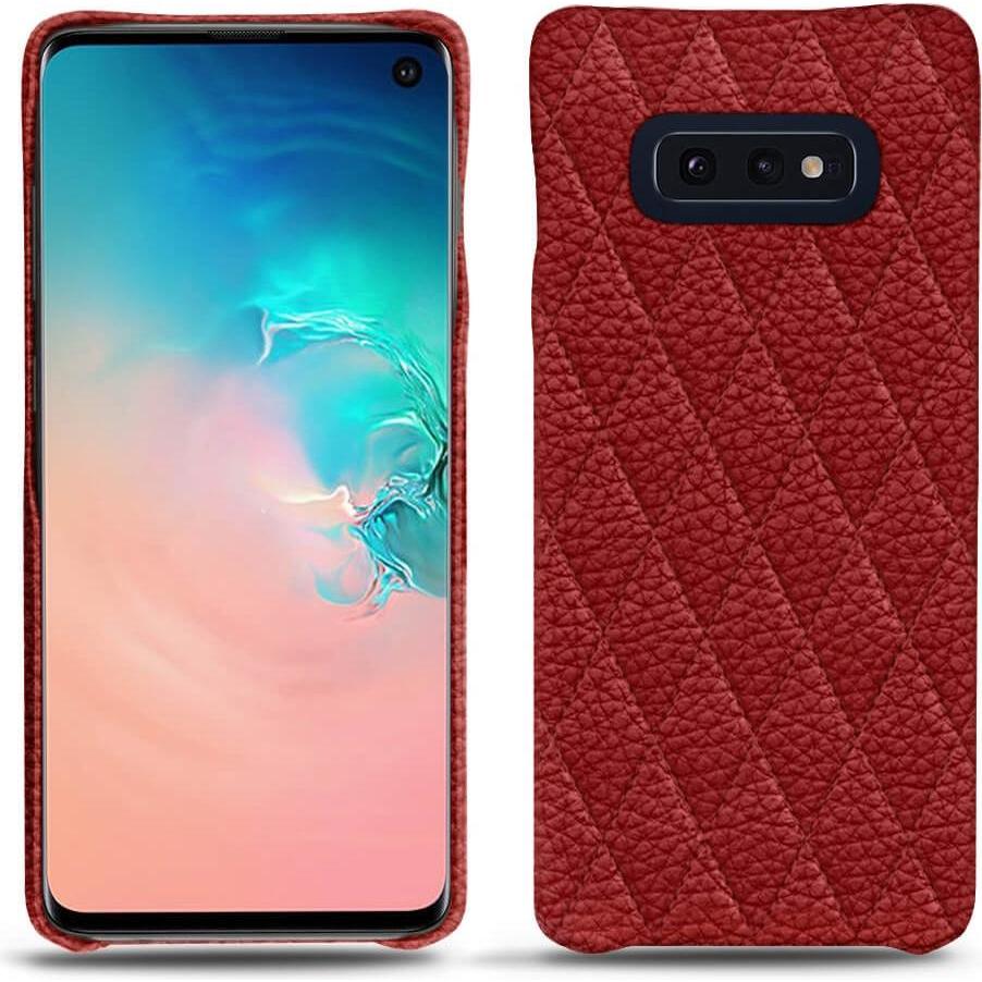 Noreve Lederschutzhülle (Samsung Galaxy S10e), Smartphone Hülle, Rot