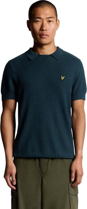 Produktbild Lyle and Scott Poloshirt Jerseyware Fischgrätmuster (L)