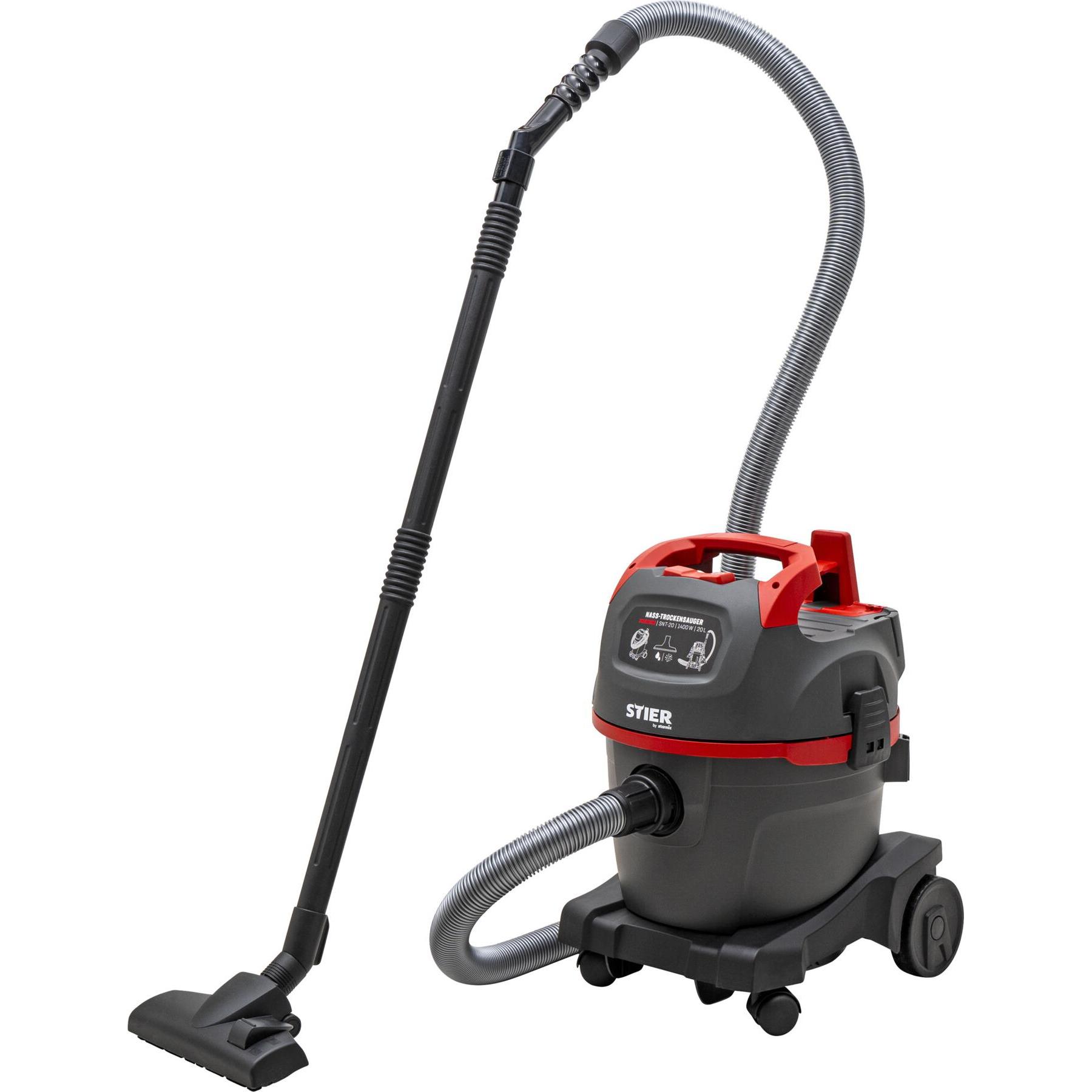 Stier, Industriestaubsauger, Nass-Trockensauger SNT-20 Premium, 1400 W, 20 l (Nass-Trockensauger)