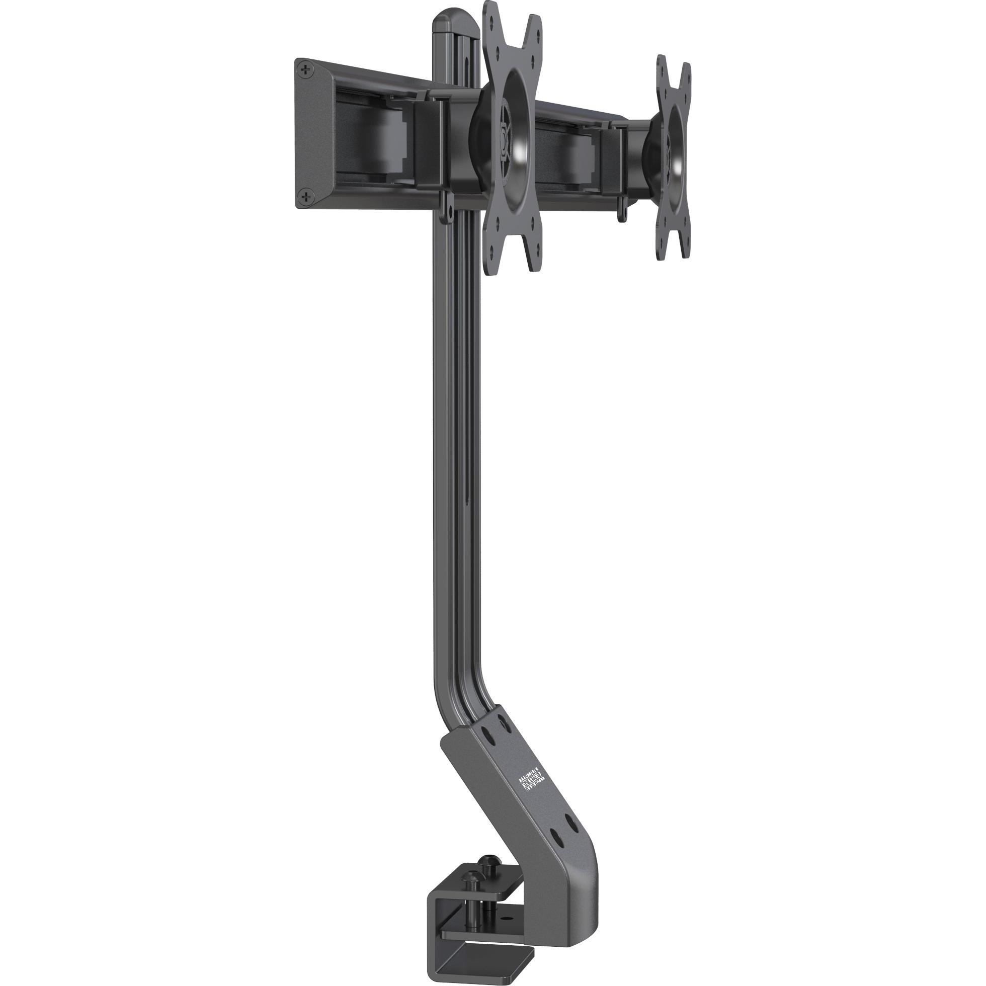 Rockstable Advanced Double (Tisch, 27"), Monitor Halterung, Schwarz