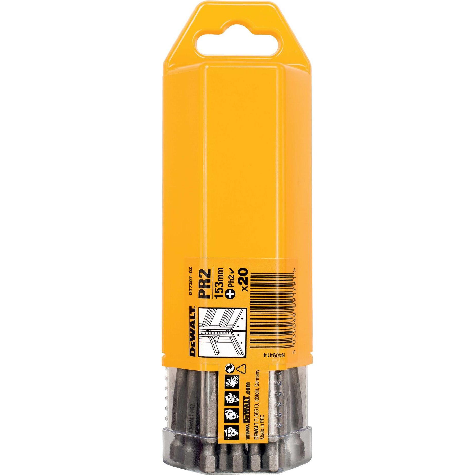 Thumbnail - DeWalt, Bits, A PH2 screwdriver bit for drywall screwdriver, 20 pcs. (DT7207)