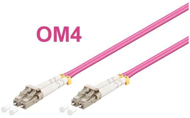 Actual product image OEM Optical patch cable duplex LC-LC 50/125 MM 2m OM4 (2 m)