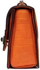Actual product image Guess Katey, Convertible Xbody Flap, Textile Crossbody Bag, Orange, HWCG78