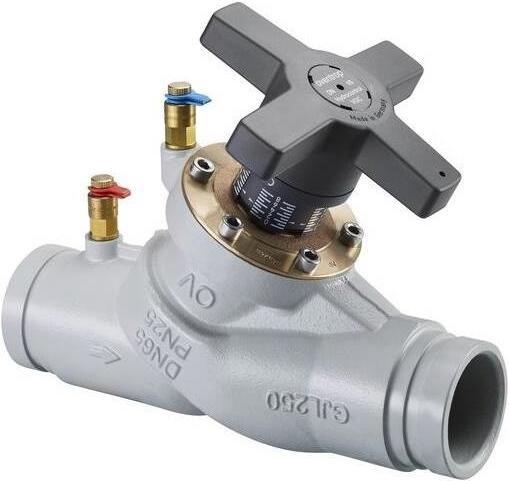 Actual product image Oventrop OV Line regulating valve Hydrocontrol VGC PN 25 GG DN 125 Roll groove connection 141.3mm