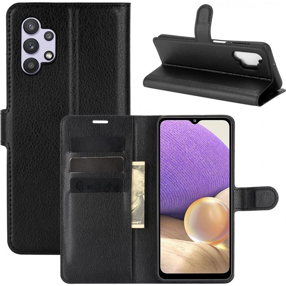 Thumbnail - Screenguard Samsung Galaxy A32 5G Leather Guard Lederhülle (Samsung Galaxy A32 5G), Smartphone Hülle, Schwarz