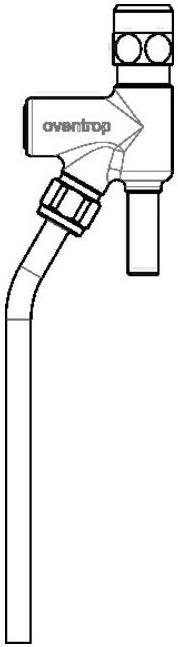 Produktbild Oventrop OV Probeentnahmeventil Aquastrom P verchromt, für Montage am Eckventil