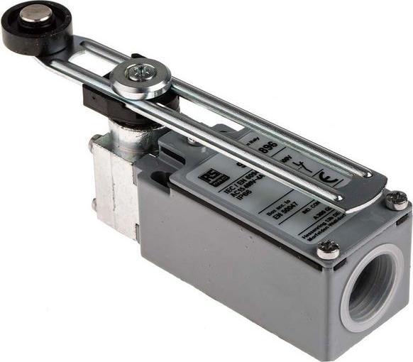 RS PRO LS M20 adj leva 18 nyl. rullo 1NO+1NC