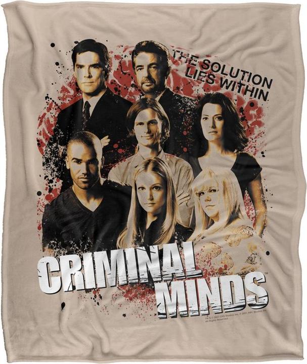 Image du produit Criminal Minds - Couverture SOLUTION LIES WITHIN (152 x 127 cm)