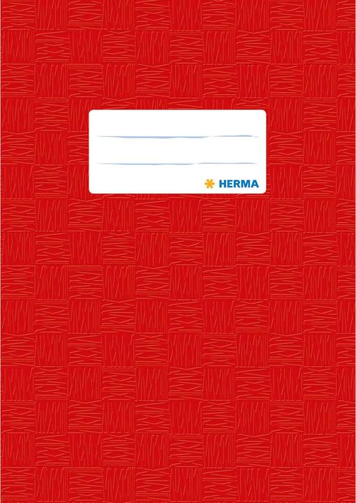 Actual product image HERMA Exercise book cover, DIN A5, made of PP, covered in red (A5)