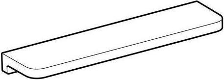 Produktbild Geberit Wandablage RENOVA PLAN 500x120mm weiss